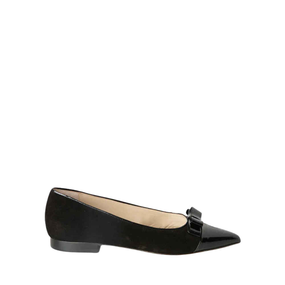 Annabellas Suede Ballerina - Black