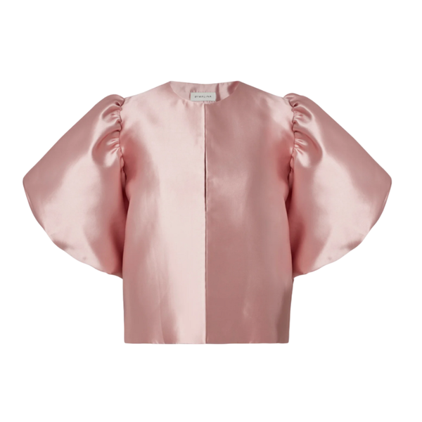 Cleo Pouf Sleeve Blouse - Pink