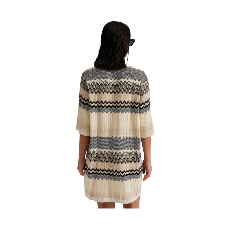 Kim Knitted Mini Dress - Beige