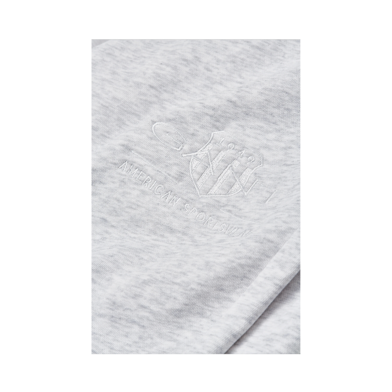 Tonal Shield Sweatpants - 080 Pale Grey Melange