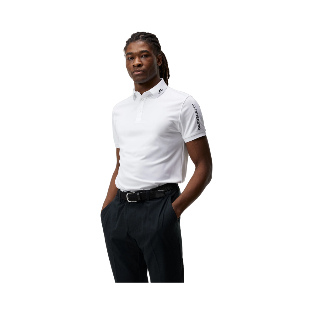 Tour Tech Reg Fit Golf Polo - White