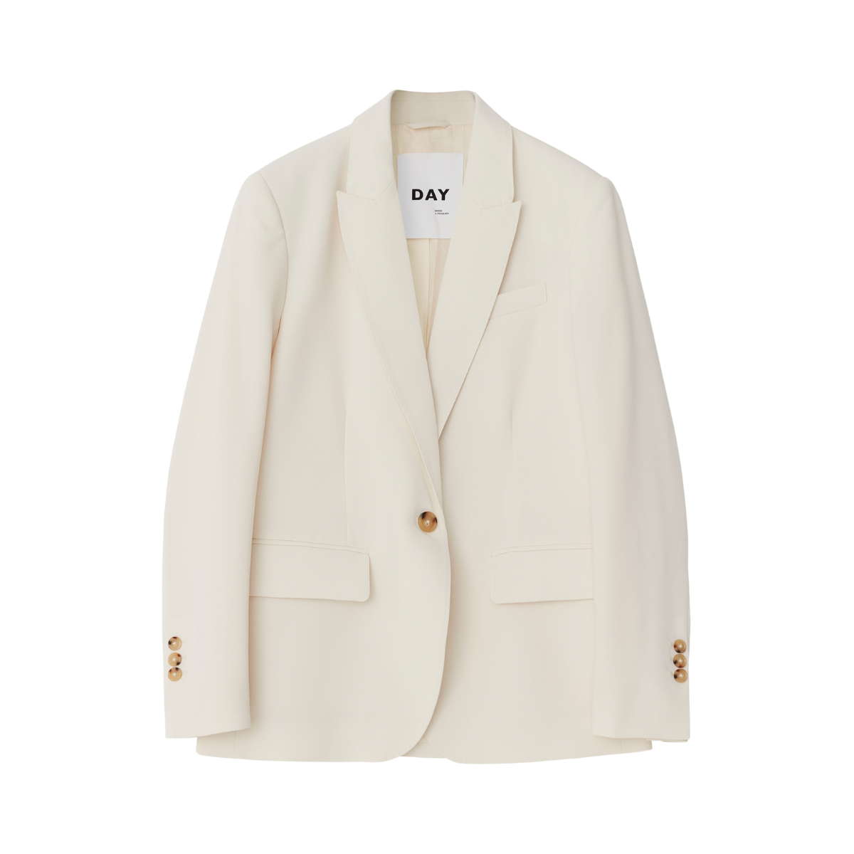 Hector Classic Gabardine Blazer - 01002 Ivory Shade