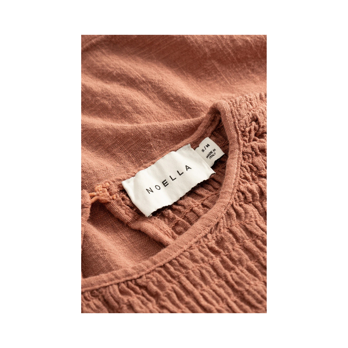 N-MAURA BLOUSE - RED CLAY