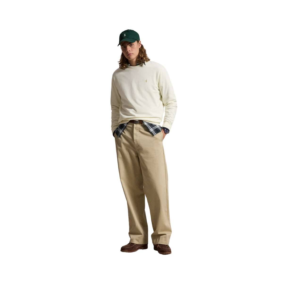 Knit Pullover Sweatshirt - Clubhouse Cream