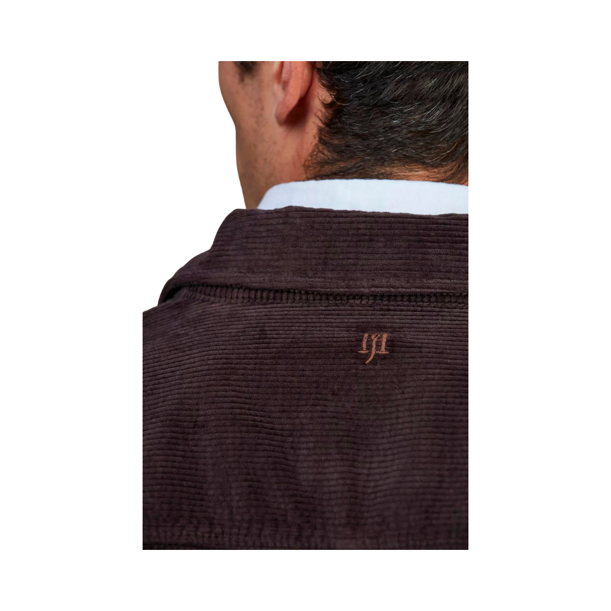 8W Corduroy Overshirt - Deep Brown