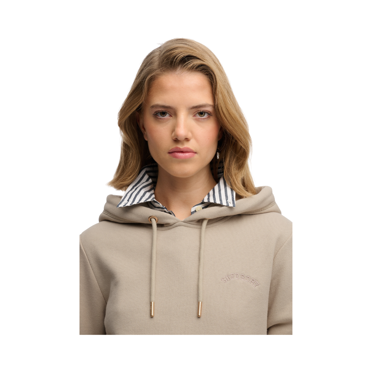 Essential Logo Emb Hood Hb - Feather Grey