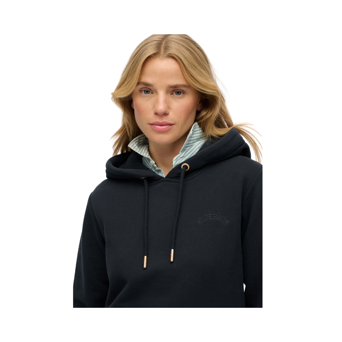 Essential Logo Emb Hood Hb - Eclipse Navy
