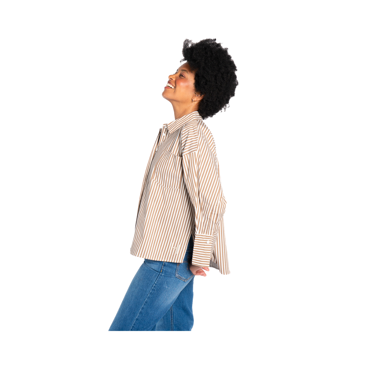 Lilly Shirt - Brown Wren