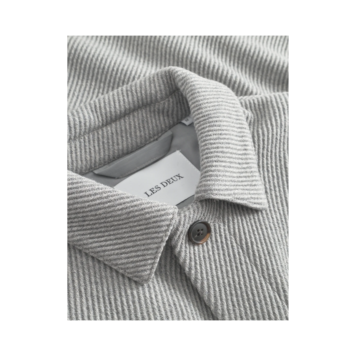 Nash Twill Wool Jacket - Grey Melange