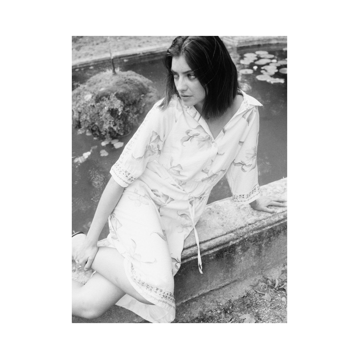 MMBunno Big Orchid Dress - Ecru