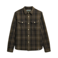Merchant Heavy Checked Shirt - H7X Homestead Ombre Olive Green
