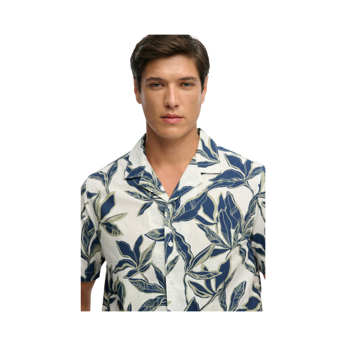 Cabana Poolside S/S Shirt - Banana Leaf Ecru