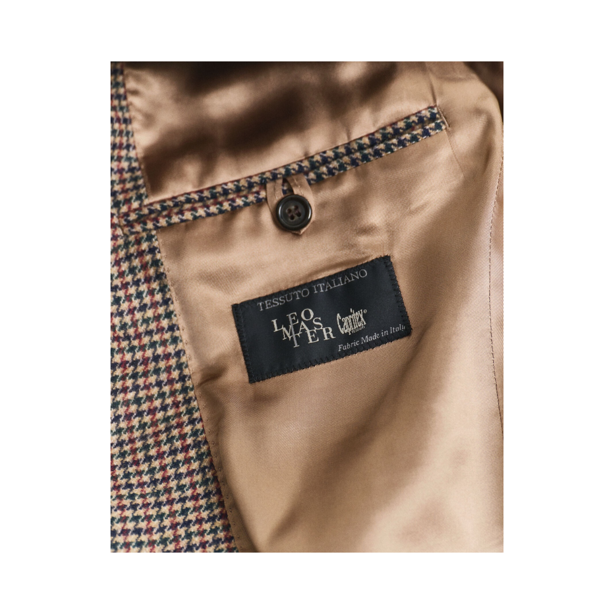 Houndstooth Check Blazer - 264 Light Taupe