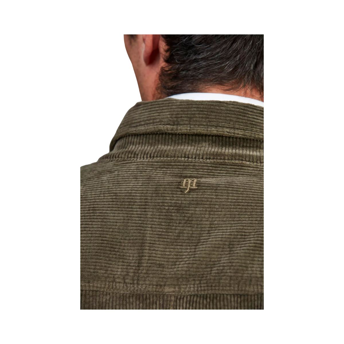 8W Corduroy Overshirt - Dark Green