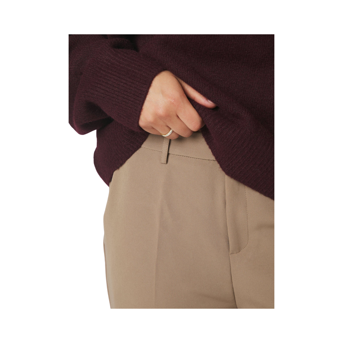 Alice Suit Pants - Dusty Brown
