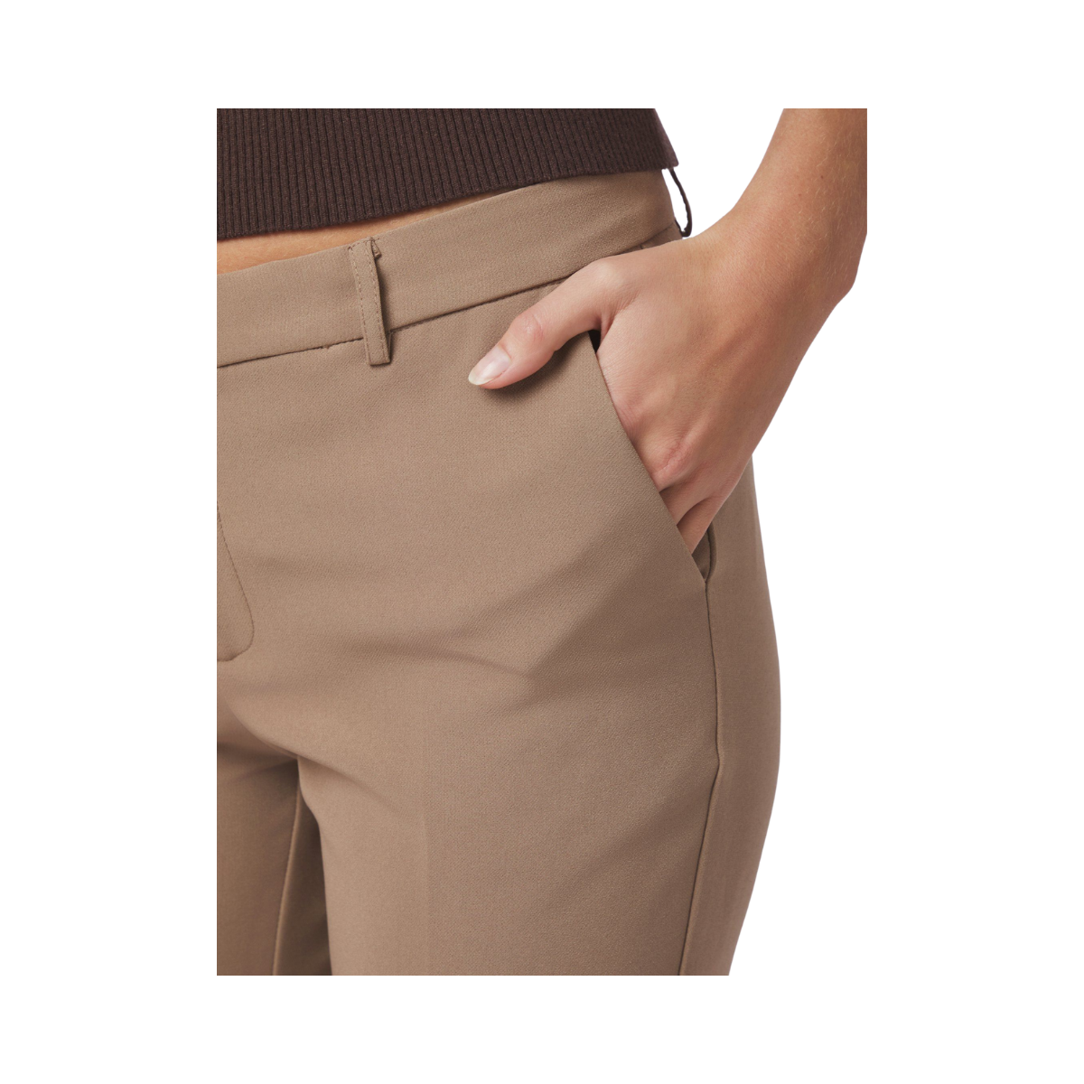 Cassie Suit Pants - Dusty Brown