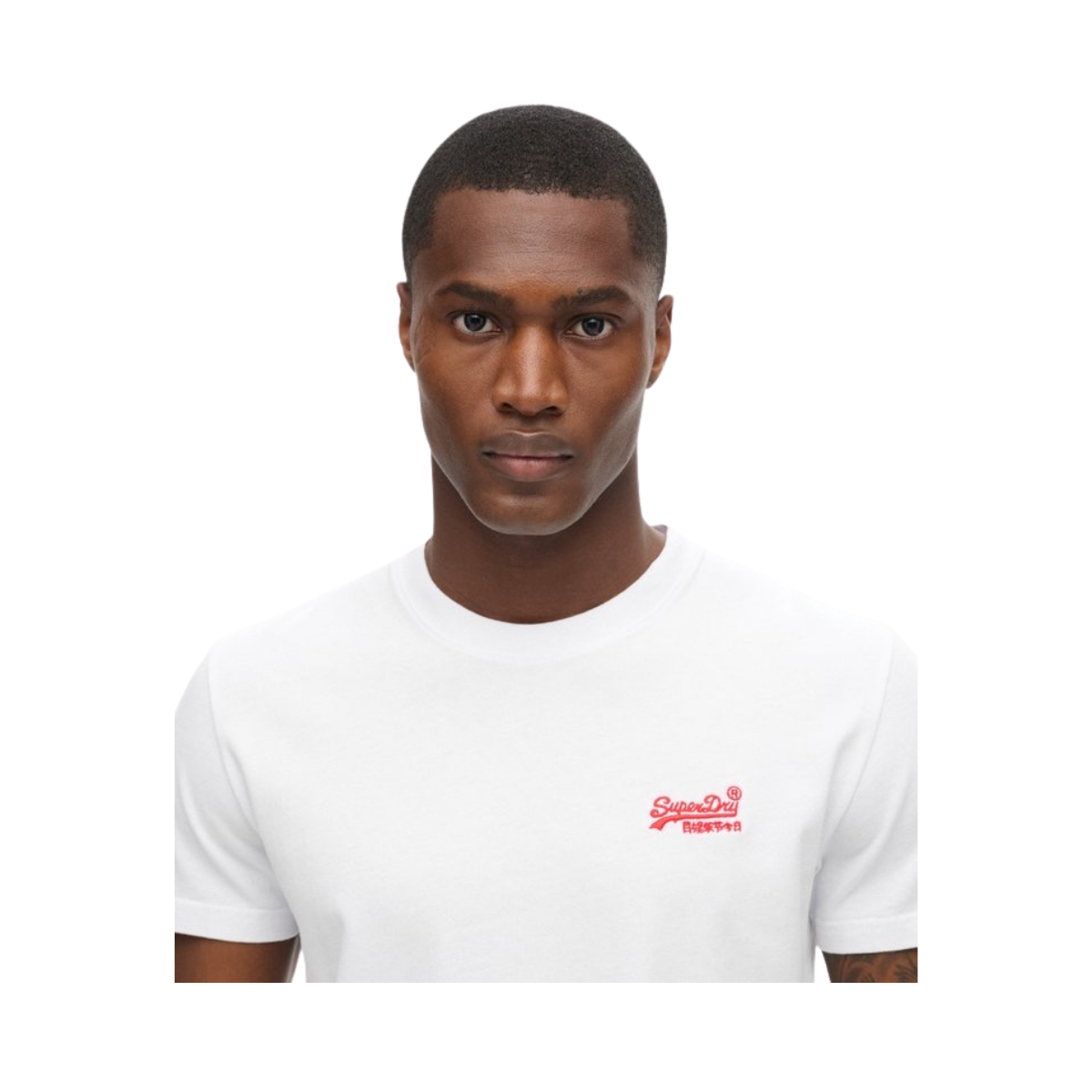 Essential Logo EMB Tee - Optic/Hazard Orange