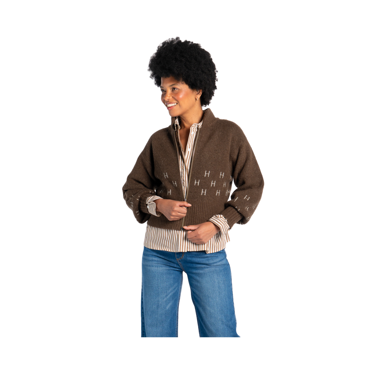 Märtha Short Jacket - Dark Earth
