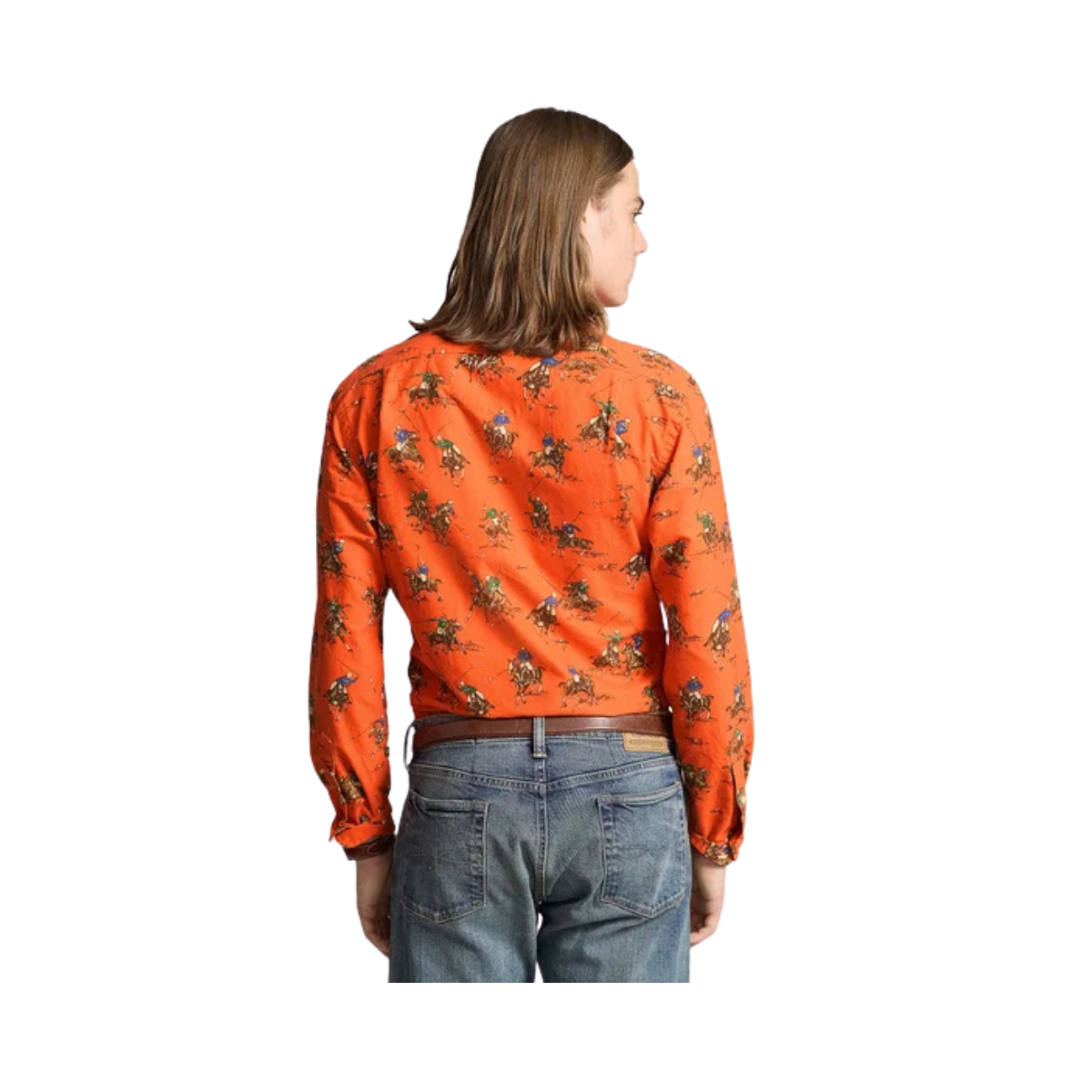 Long Sleeve Sport Shirt - Orange