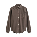 Gmnt Dyed Twill Shirt - Shadow Brown