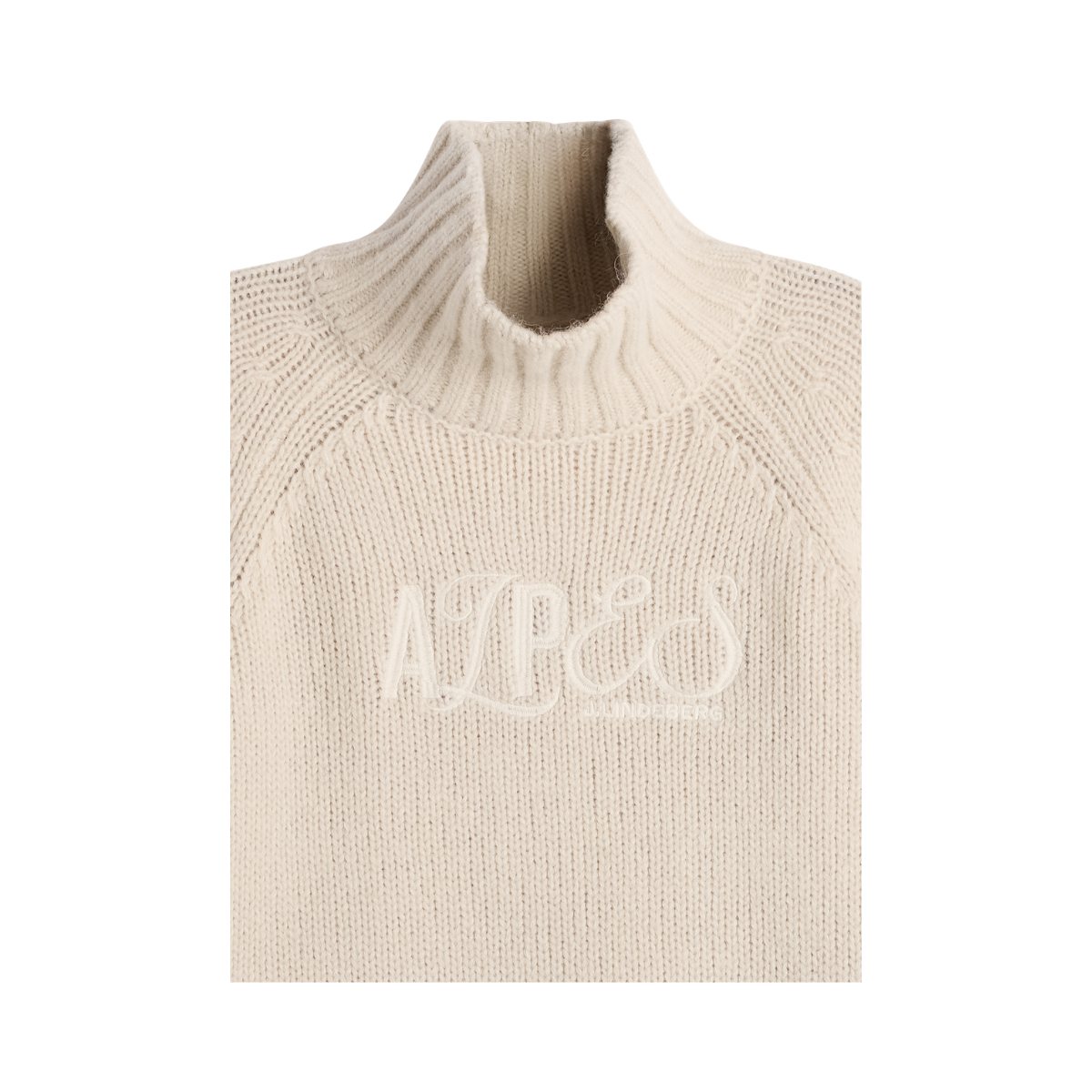 April Chunky Knit Turtleneck - Moonbeam