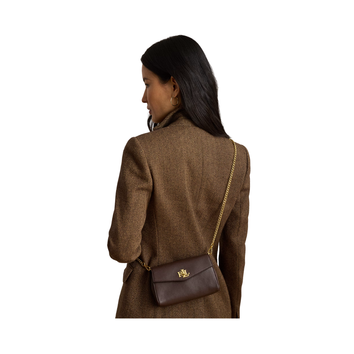 Wallet On A Chain Large - Chestnut Brown