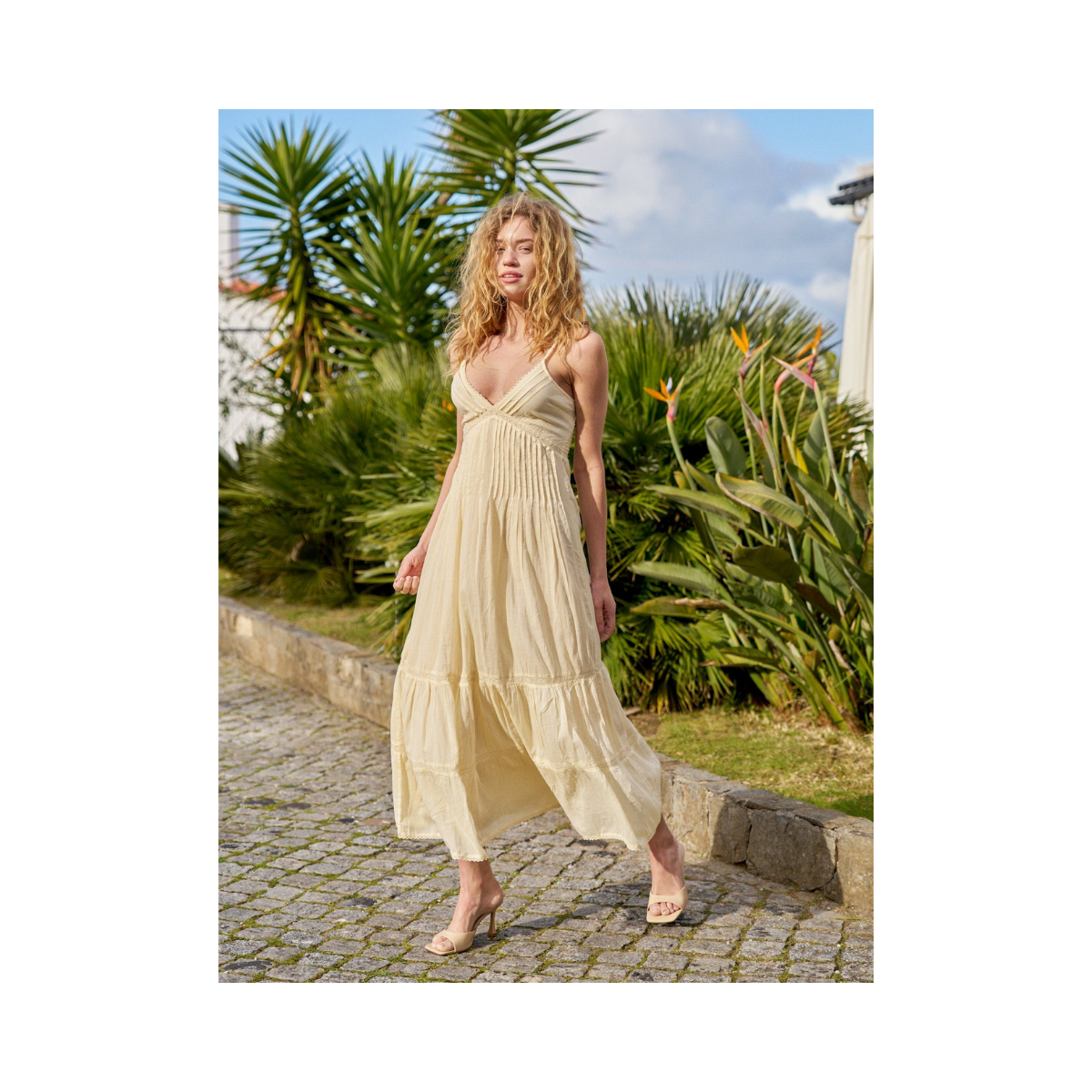 Elorie S Voile Dress - Butter Yellow