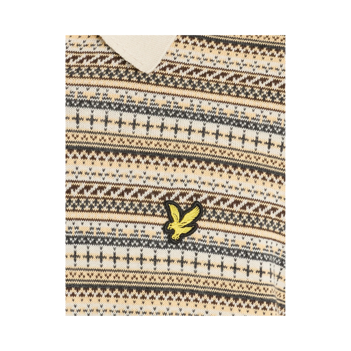 Fairisle SS Polo - Cove