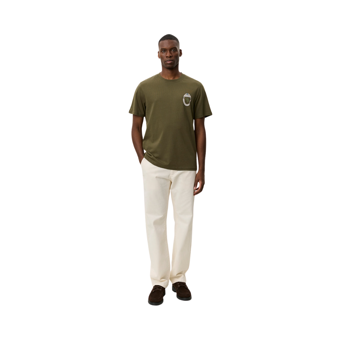 Brady Emblem T-Shirt - Olive Night Green