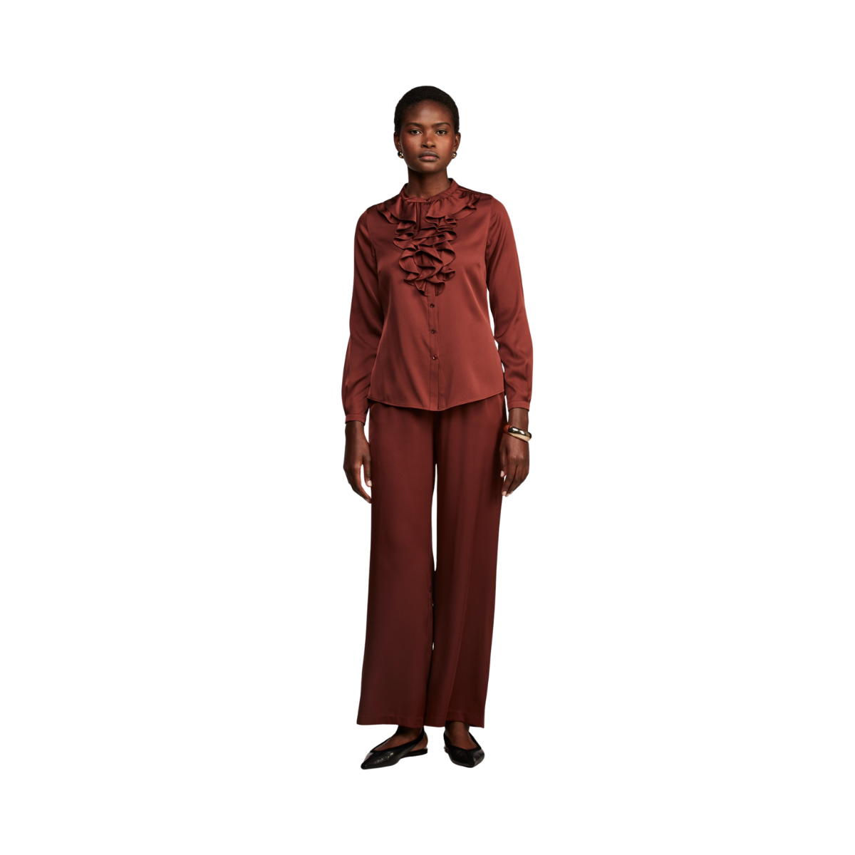 Marilyn Blouse - Dark Red