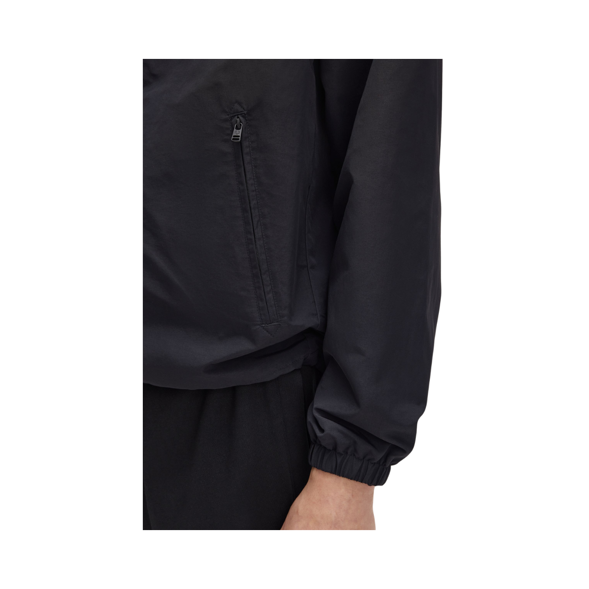 Hooded Shell Jacket - Black