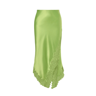 Heylin Lace Midi Skirt - Lime