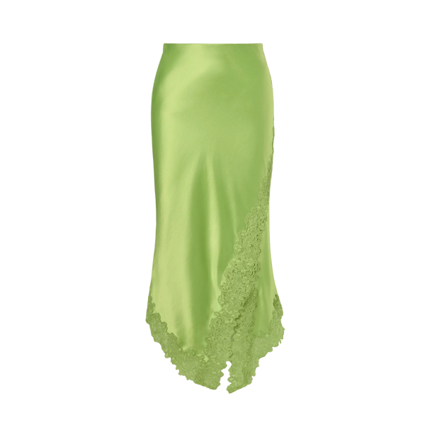 Heylin Lace Midi Skirt - Lime