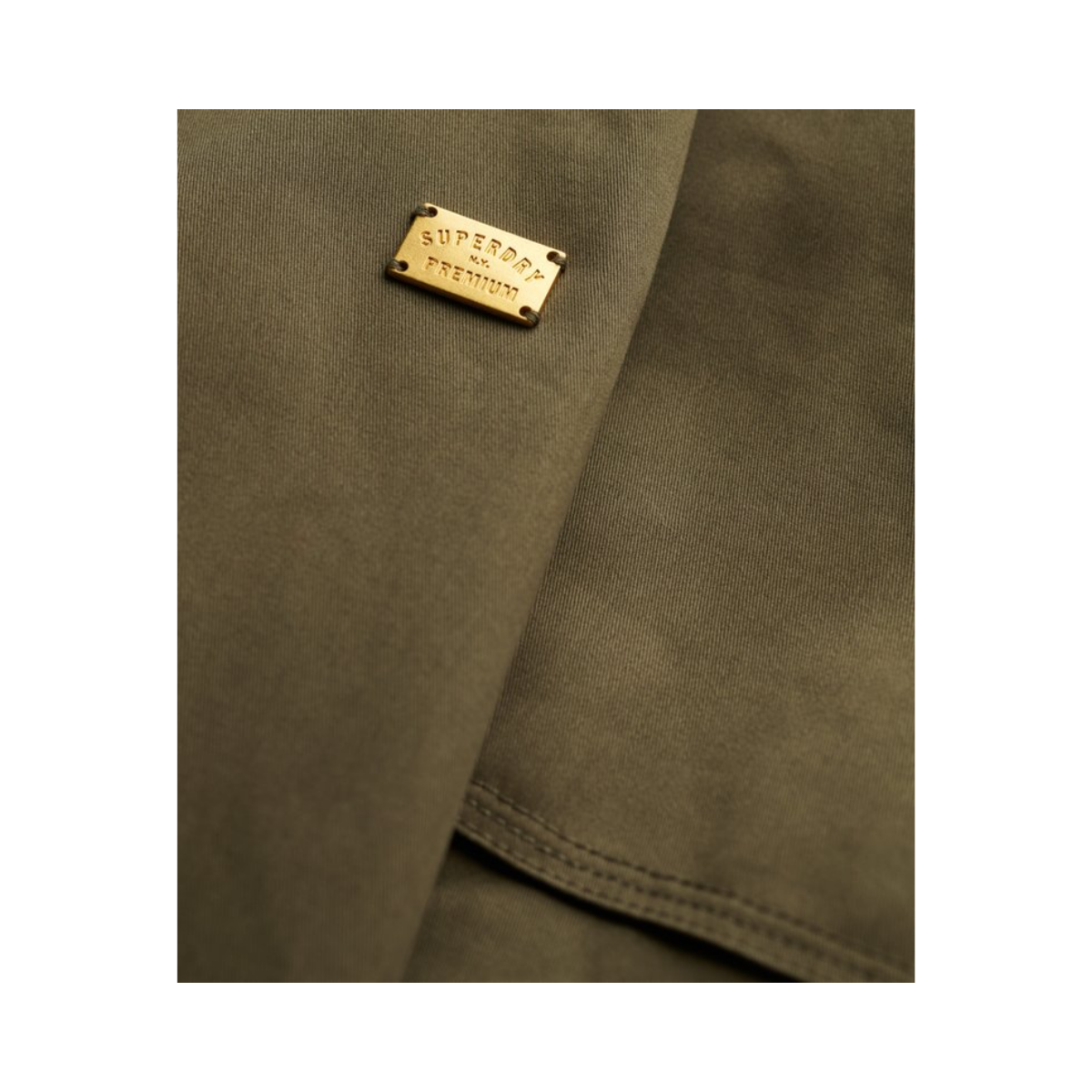 Short Trench Coat - Dusty Olive Green