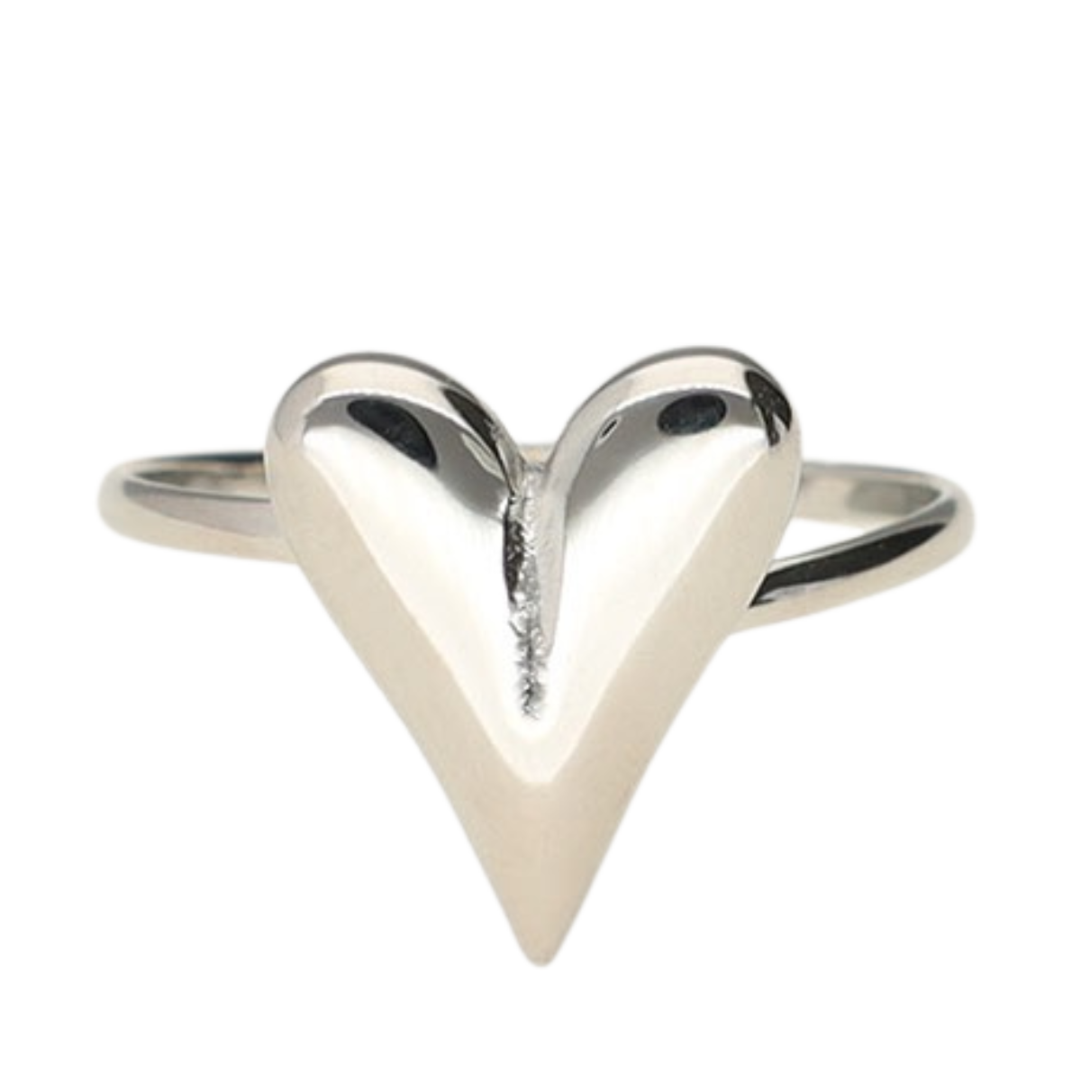 Ring with heart - 1500 Silver