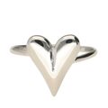 Ring with heart - 1500 Silver