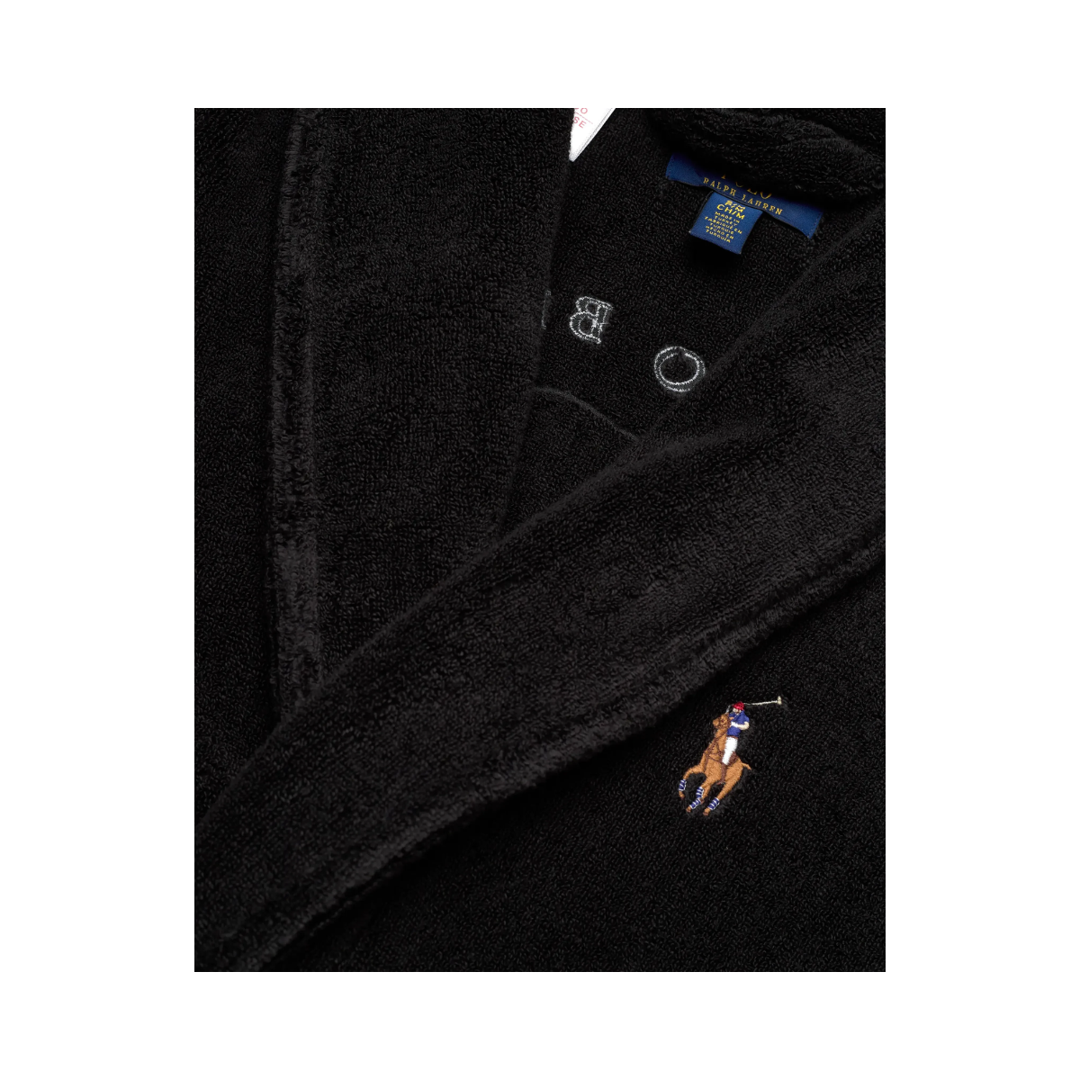 Shawl Sleep Robe - Polo Black