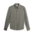 Marlon Pique Jersey Shirt - Forest Green Melange