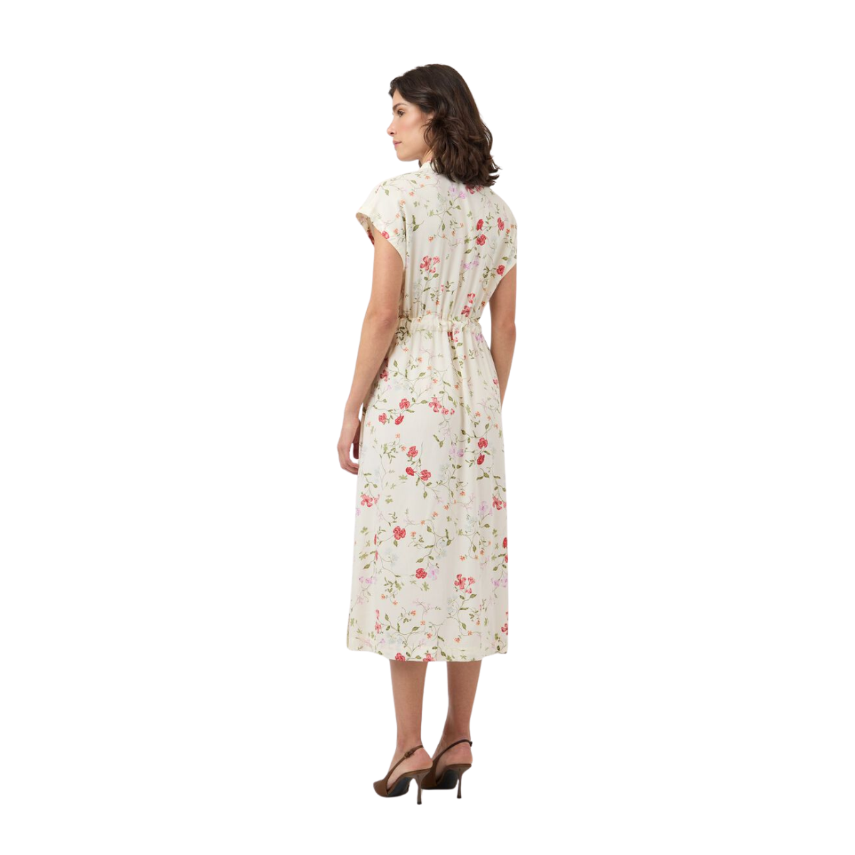 YASAsina Midi Belt Dress - Pristine