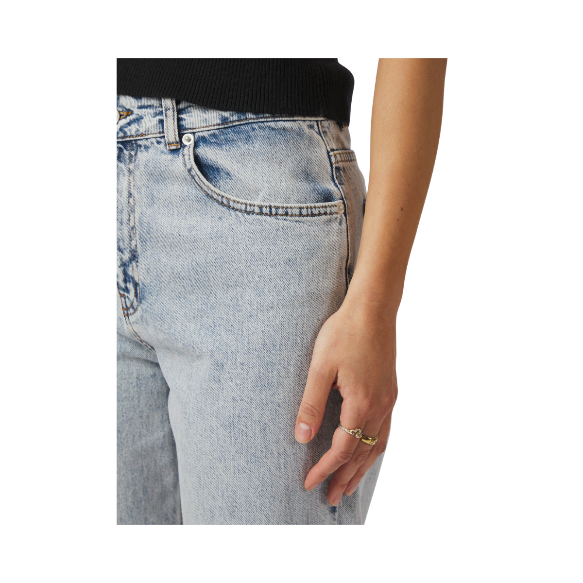 Simona D Pants - Smoke Blue