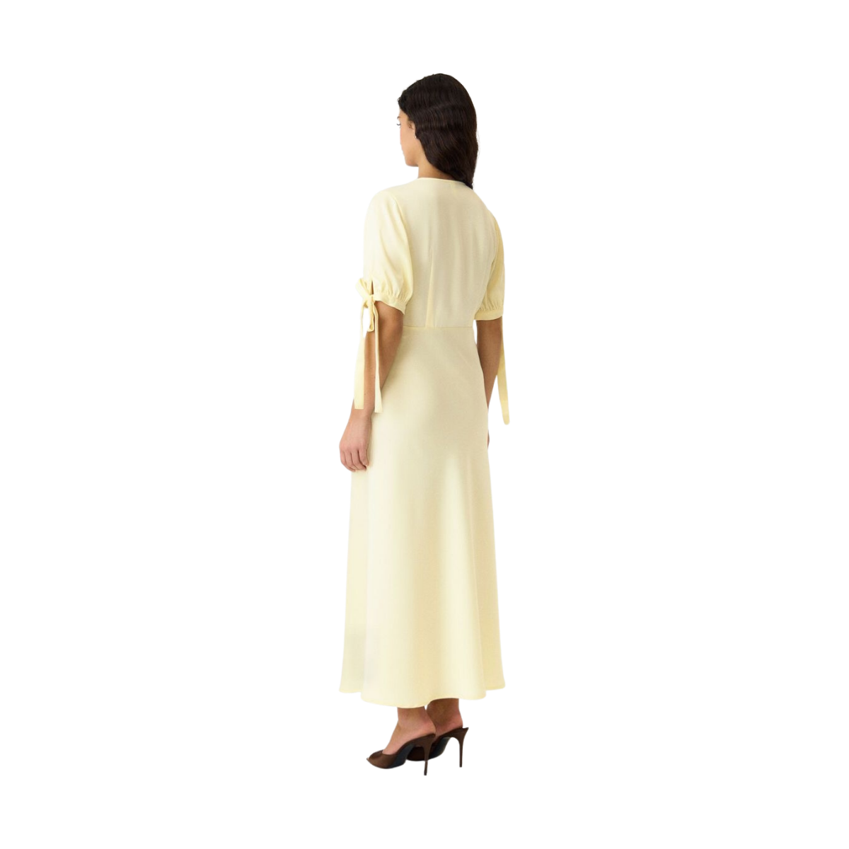 YASPella 2/4 Long Dress - Anise Flower