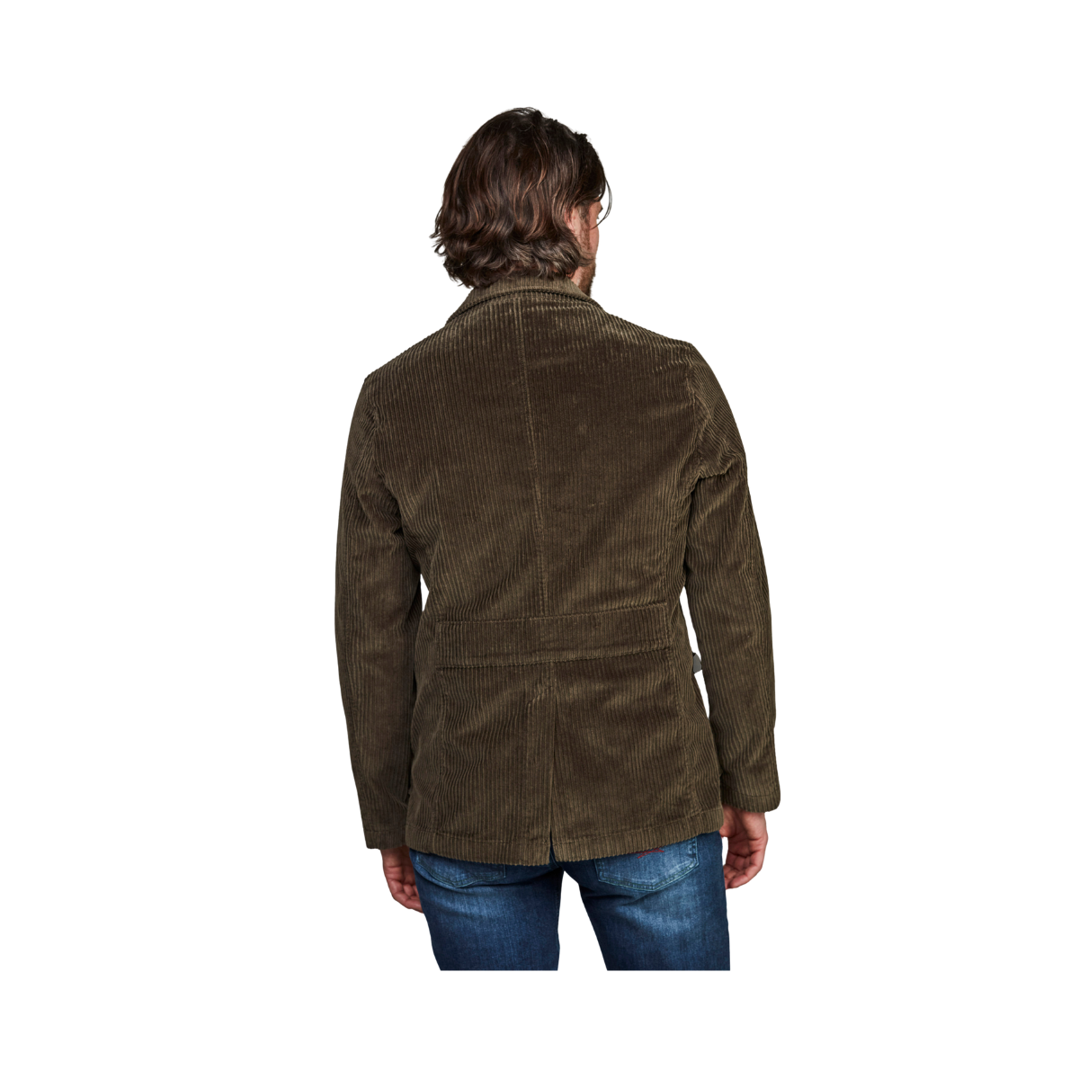 Corduroy Safari Jacket - Dark Green