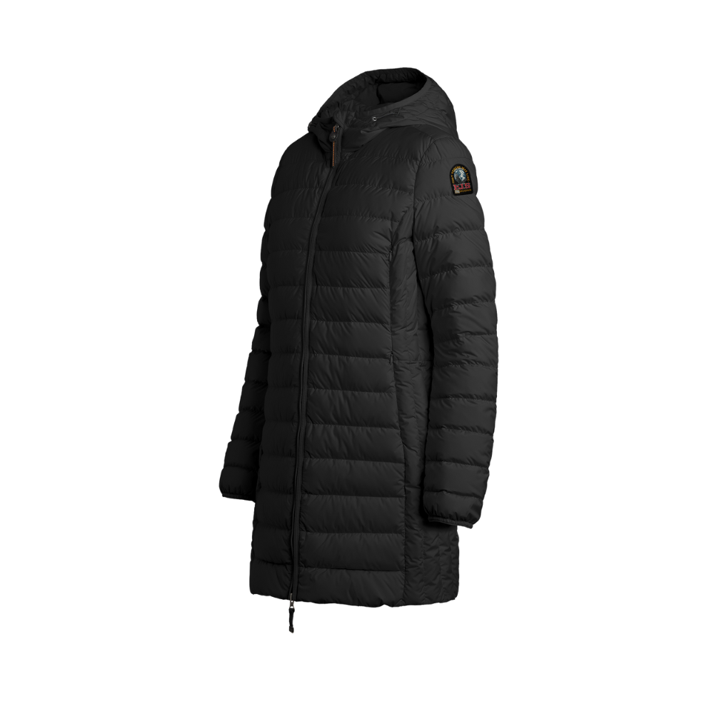 Irene Hooded Down Jacket - Black