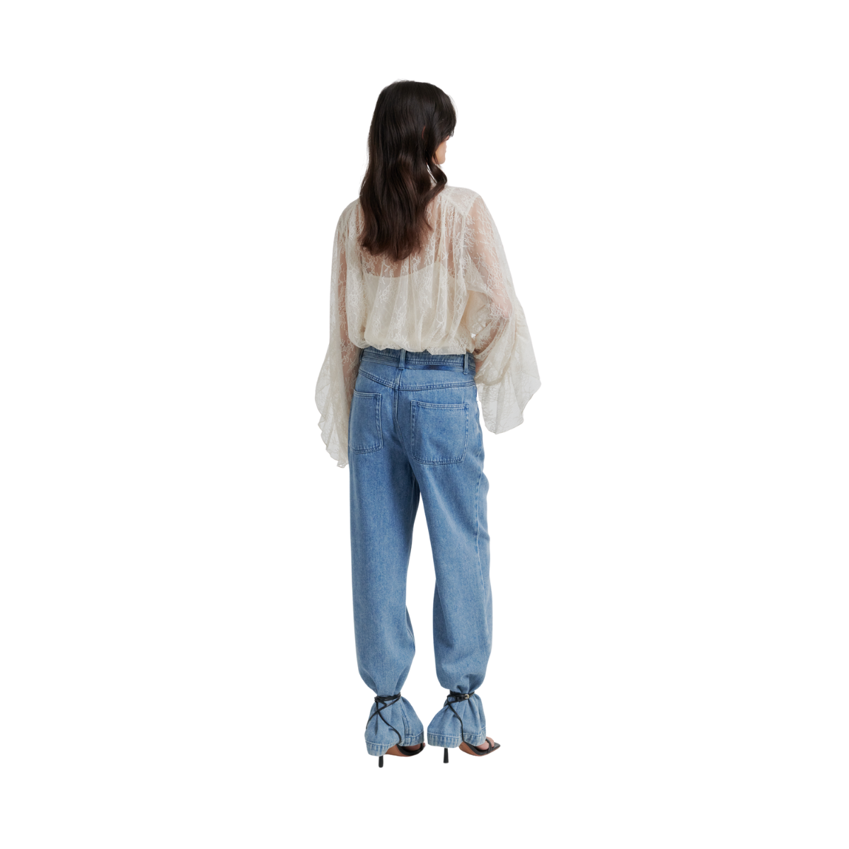 Sybell Lace Blouse - Soft Beige