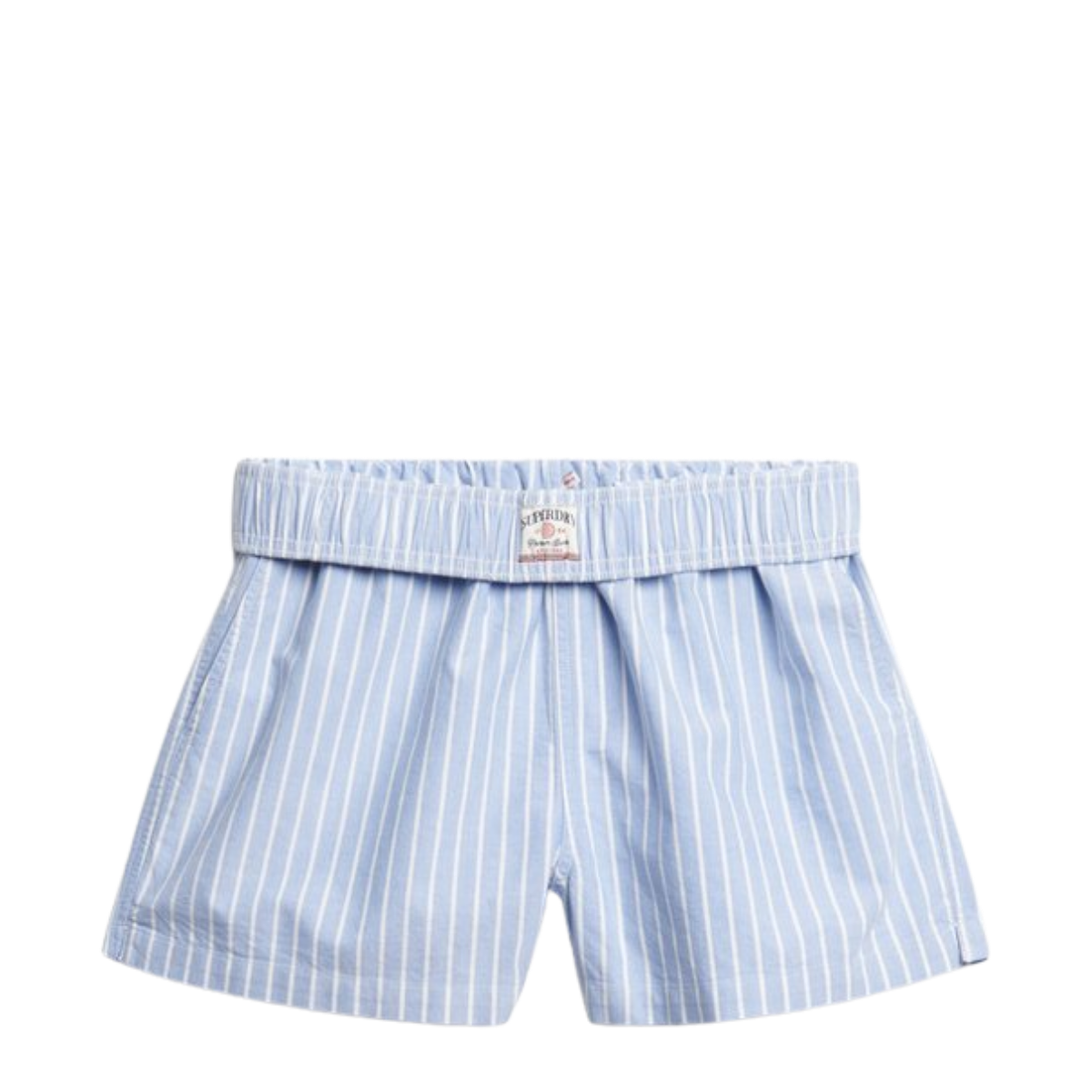 Cotton Stripe Elastic Short - D9J Broker Blue Stripe