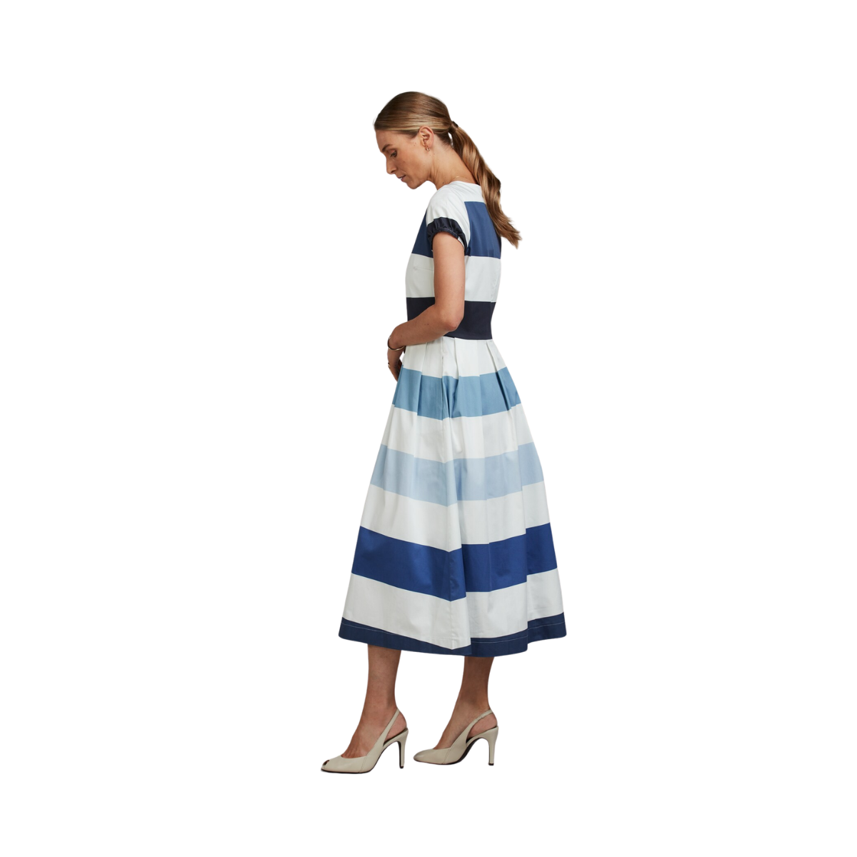 Lovisa Dress - Blue Stripe