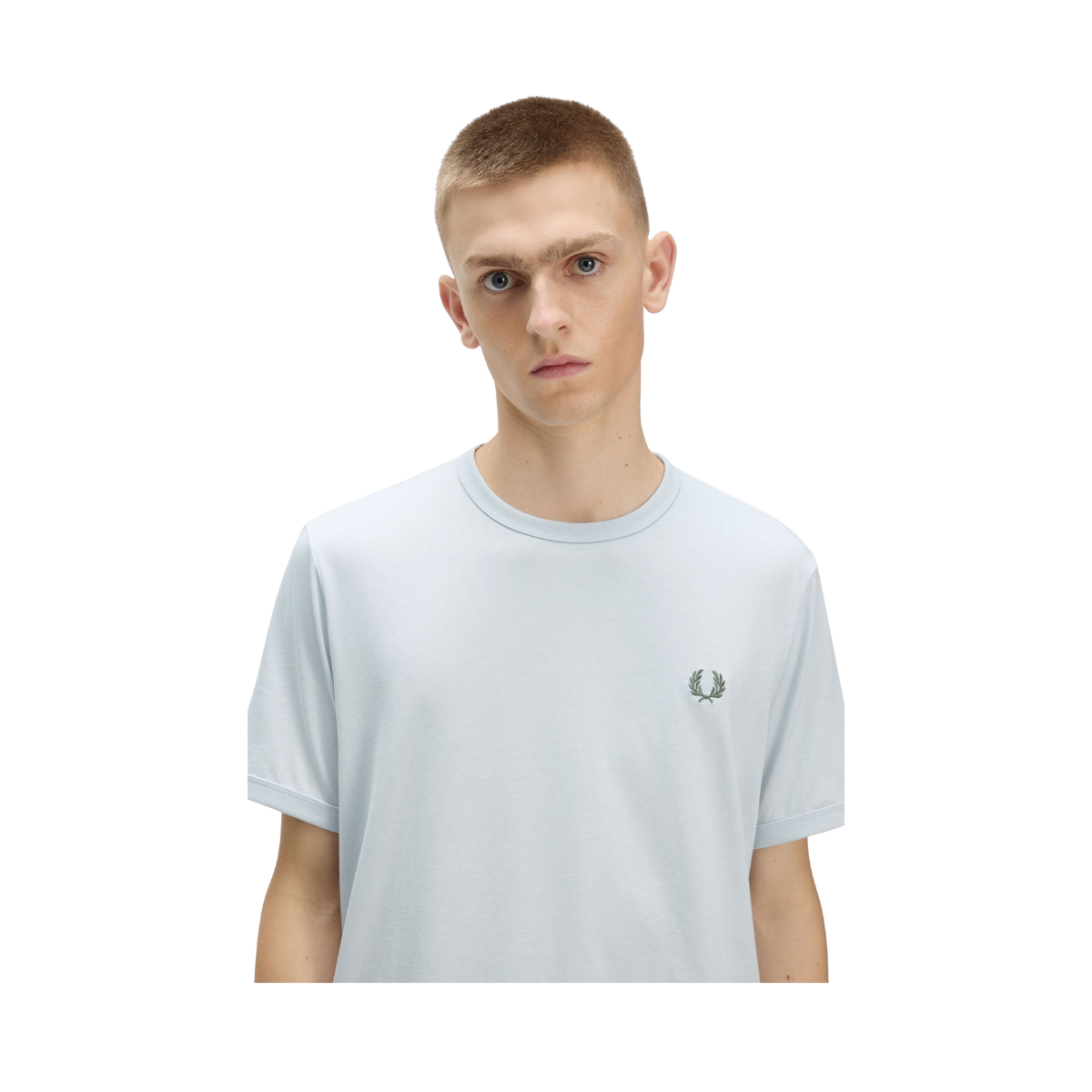 Ringer T-Shirt - Dusky Blue