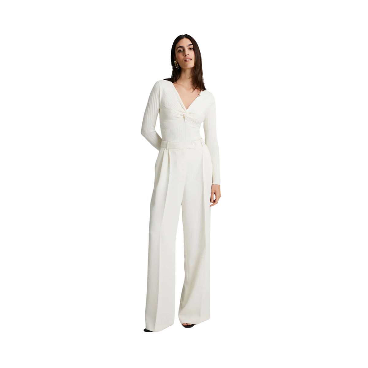 Polly Knit - Chalk White
