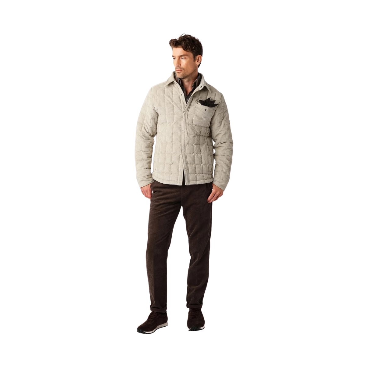 Tech Cord Jkt - Light Sand