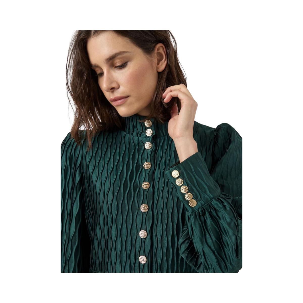 YASRipple LS Dress - Ponderosa Pine